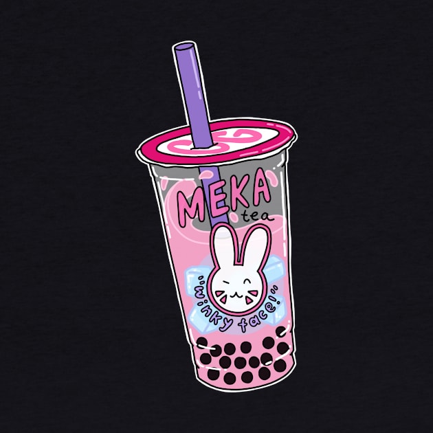 Winky Face Bubble Tea by perrsimmons